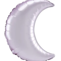 Folie Ballon - Pastel Lyserød Satin Halvmåne, 66cm