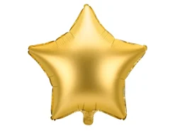 Folie Ballon Stjerne, 48 cm, Guld