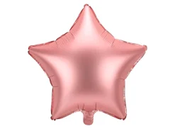 Folie Ballon Stjerne, 48 cm, Rosegold