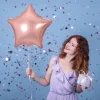 Folie Ballon Stjerne, 48 cm, Rosegold