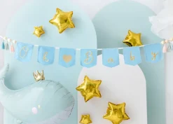Folie Ballon Stjerner, 12 cm, Guld (25 Stk.)