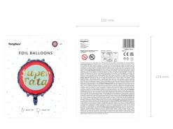 Folie Ballon Super Tata, 45 cm, Mix