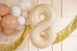 Folie Ballon Tal ''8'', 72 cm, Beige