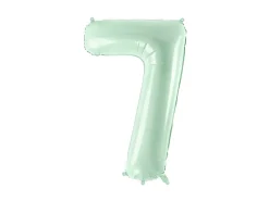 Folie Ballon Tal ''7'', 72 cm, Grøn