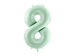 Folie Ballon Tal ''8'', 72 cm, Grøn