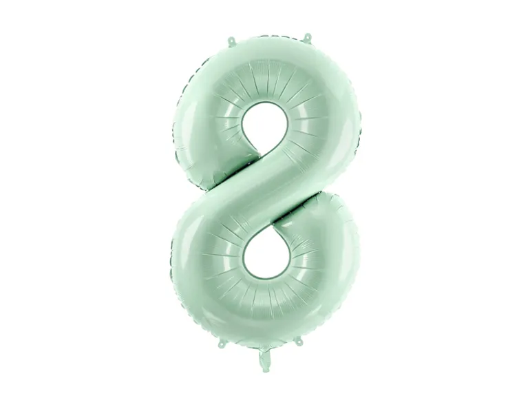 Folie Ballon Tal ''8'', 72 cm, Grøn