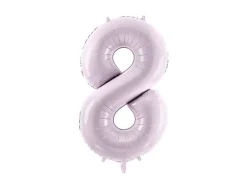 Folie Ballon Tal ''8'', 72 cm, Lilla