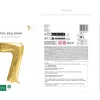Folie Ballon Tal ''7'', 72 cm, Lys Guld