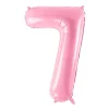Folie Ballon Tal ''7'', 86 cm, Pink