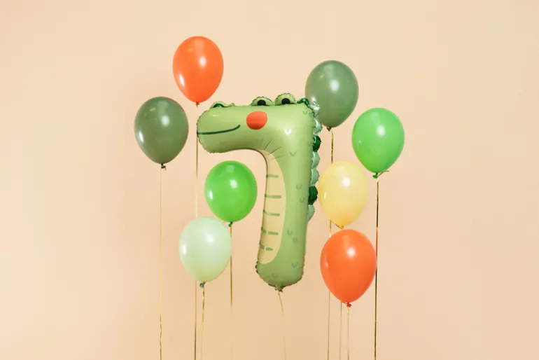 Folie Ballon Tal 7 - Crocodille, 56 X 85 cm, Mix