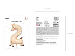 Folie Ballon Tal 2 - Roe-Deer, 65 X 102 cm, Mix