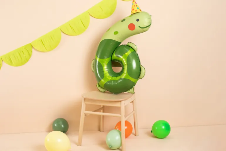 Folie Ballon Tal 6 - Turtle, 75 X 96 cm, Mix