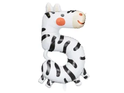 Folie Ballon Tal 5 - Zebra, 68 X 98 cm, Mix