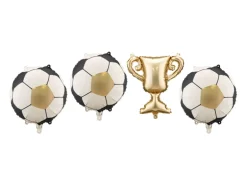 Folie Ballon Til Guirlande Trophy Med Balls, 33 X 33 cm Og 34 cm, Mix (4 Stk.)
