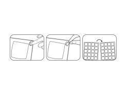 Folieballonvæg i Roseguld - 72x143 cm