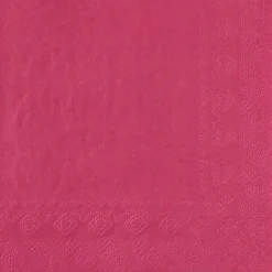 Fuchsia Frokostservietter 33 x 33 cm, 25 stk.