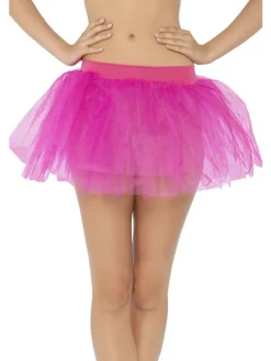 Fuchsia Pink Tylskørt
