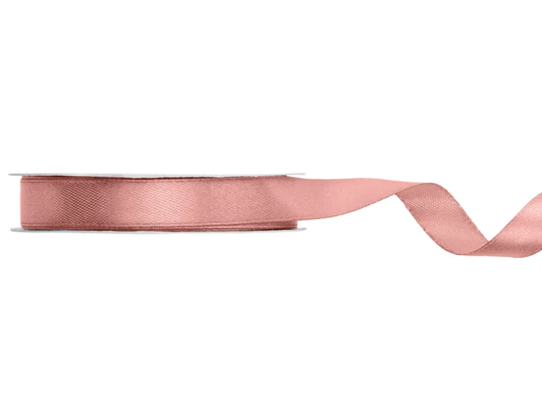 Gammelrosa Satinbånd "Dusty Rose", 12 mm