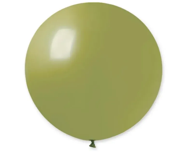 Gemar Gigant Latexballon 80 cm, Olivengrøn