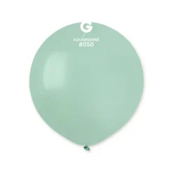 Gemar Jumbo Latexballon 48 cm, Aquamarine