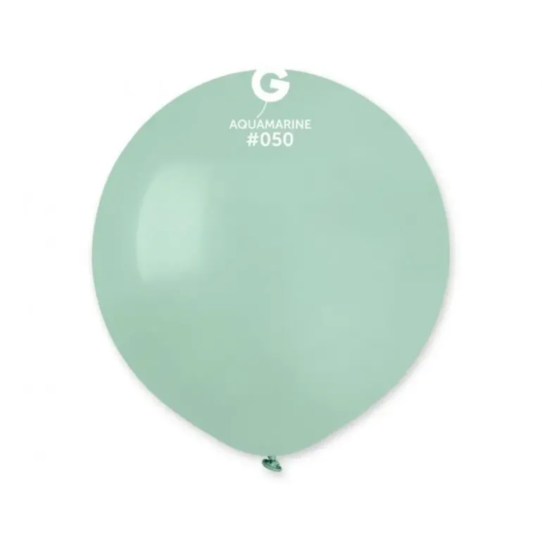 Gemar Jumbo Latexballon 48 cm, Aquamarine