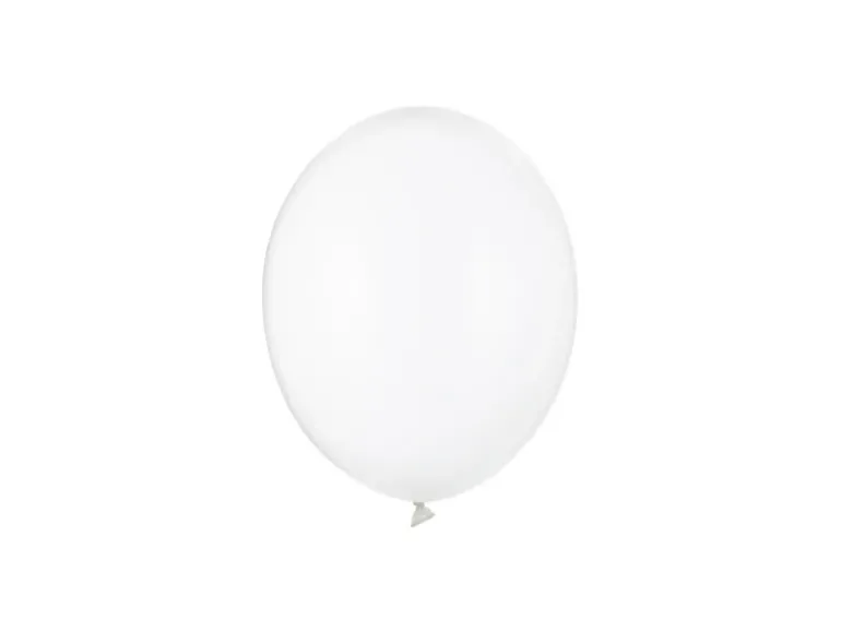 Gennemsigtig Crystal Latexballon, 12 cm