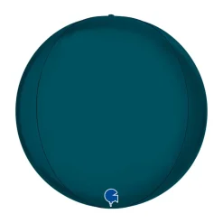 Globeballon Blå Petroleum, 38 cm