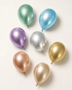 Glossy Balloner 30 cm, Blå: 10 stk