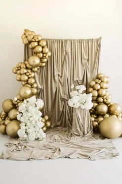 Glossy Balloner 30 cm, Guld: 10 stk