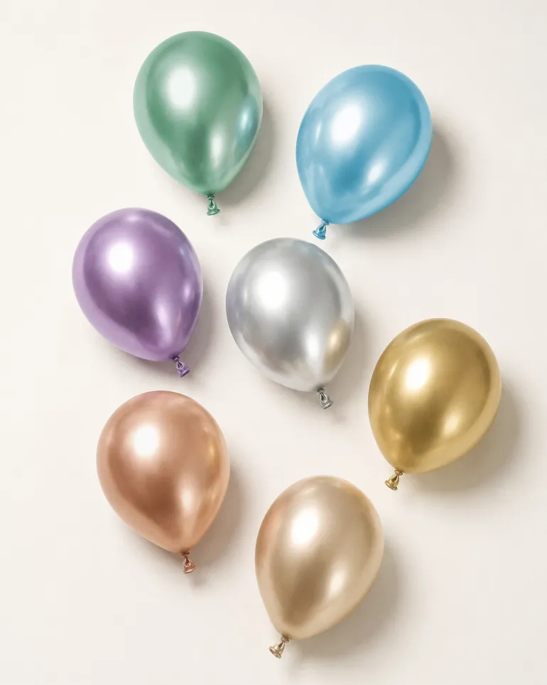 Glossy Balloner 30 cm, Rosegold: 10 stk