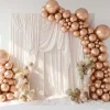 Glossy Balloner 46 cm, Rosegold: 5 stk