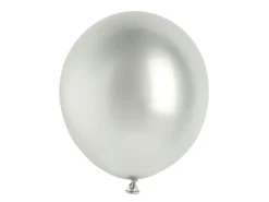 Glossy Balloner 46 cm, Sølv: 5 stk