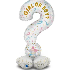 Grabo Gender Reveal Standup Folieballon - Spørgsmålstegn
