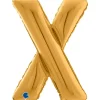 Grabo Guld Bogstav Ballon 66 cm, X