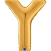 Grabo Guld Bogstav Ballon 66 cm, Y