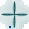 Grabo Hjerte Ballonfod 30 cm, Satin Pastel Blue