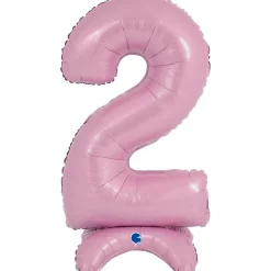 Grabo Lyserødt "2" Standup Tal til Luft, 64 cm