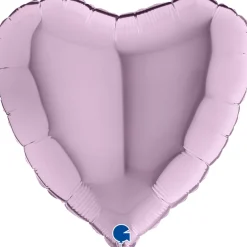 Grabo Metallisk Lavendel Hjerte Folieballon 45 cm
