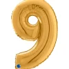 Grabo Mid-Size Guld Tal Folieballon, 9