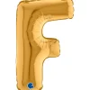 Grabo Mini Guld Bogstav Ballon 35 cm, F