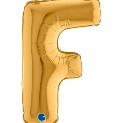 Grabo Mini Guld Bogstav Ballon 35 cm, F
