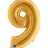 Grabo Mini Guld Tal Folieballon 35 cm, 9