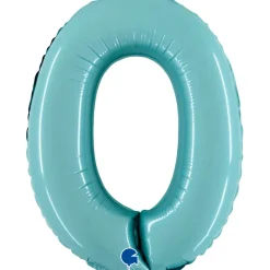 Grabo Mini Lyseblå Tal Folieballon 35 cm, 0