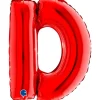 Grabo Mini Rød Bogstav Ballon 35 cm, D