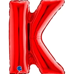 Grabo Mini Rød Bogstav Ballon 35 cm, K