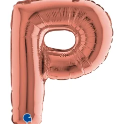 Grabo Mini Rosegold Bogstav 35 cm, P