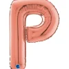 Grabo Rosegold Bogstav Ballon 66 cm, P