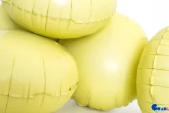 Grabo Rund Folieballon 45 cm, Matte Yellow
