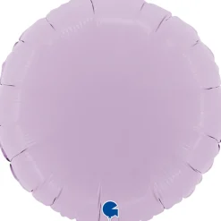 Grabo Rund Folieballon 45 cm, Matte Lilac