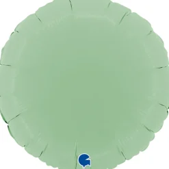 Grabo Rund Folieballon 45 cm, Matte Green